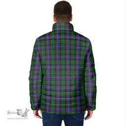 Scottish Galbraith Clan Crest Tartan Padded Jacket with Family Crest - Tartan Plaid Jacket ScotsTee Shop - Tartan Plaid - scotstee.com