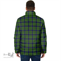 Scottish Campbell of Breadalbane Modern Clan Crest Tartan Padded Jacket with Family Crest - Tartan Plaid Jacket ScotsTee Shop - Tartan Plaid - scotstee.com