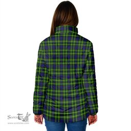 Scottish Campbell of Breadalbane Modern Clan Crest Tartan Padded Jacket with Family Crest - Tartan Plaid Jacket ScotsTee Shop - Tartan Plaid - scotstee.com