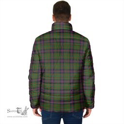 Scottish Cochrane Clan Crest Tartan Padded Jacket with Family Crest - Tartan Plaid Jacket ScotsTee Shop - Tartan Plaid - scotstee.com