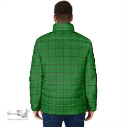 Scottish Don Clan Crest Tartan Padded Jacket with Family Crest - Tartan Plaid Jacket ScotsTee Shop - Tartan Plaid - scotstee.com