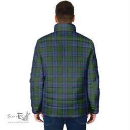 Scottish Colquhoun Clan Crest Tartan Padded Jacket with Family Crest - Tartan Plaid Jacket ScotsTee Shop - Tartan Plaid - scotstee.com