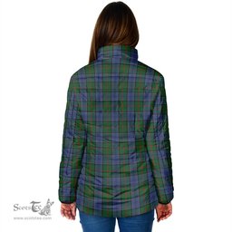 Scottish Colquhoun Clan Crest Tartan Padded Jacket with Family Crest - Tartan Plaid Jacket ScotsTee Shop - Tartan Plaid - scotstee.com