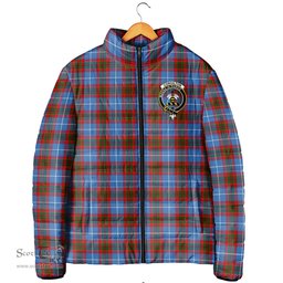 Scottish Congilton Clan Crest Tartan Padded Jacket with Family Crest - Tartan Plaid Jacket ScotsTee Shop - Tartan Plaid - scotstee.com