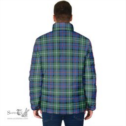 Scottish Davidson of Tulloch Clan Crest Tartan Padded Jacket with Family Crest - Tartan Plaid Jacket ScotsTee Shop - Tartan Plaid - scotstee.com