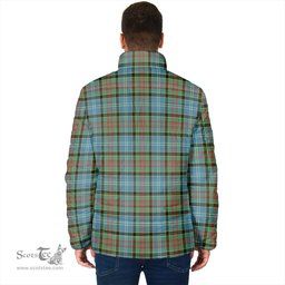 Scottish Cathcart Clan Crest Tartan Padded Jacket with Family Crest - Tartan Plaid Jacket ScotsTee Shop - Tartan Plaid - scotstee.com