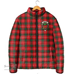 Scottish Fenton Clan Crest Tartan Padded Jacket with Family Crest - Tartan Plaid Jacket ScotsTee Shop - Tartan Plaid - scotstee.com