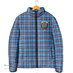 Scottish Elliot Ancient Clan Crest Tartan Padded Jacket with Family Crest - Tartan Plaid Jacket ScotsTee Shop - Tartan Plaid - scotstee.com