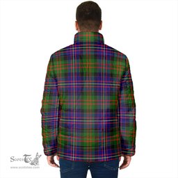 Scottish Chalmers Modern Clan Crest Tartan Padded Jacket with Family Crest - Tartan Plaid Jacket ScotsTee Shop - Tartan Plaid - scotstee.com