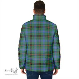 Scottish Davidson Ancient Clan Crest Tartan Padded Jacket with Family Crest - Tartan Plaid Jacket ScotsTee Shop - Tartan Plaid - scotstee.com