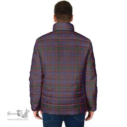 Scottish Cumming Clan Crest Tartan Padded Jacket with Family Crest - Tartan Plaid Jacket ScotsTee Shop - Tartan Plaid - scotstee.com