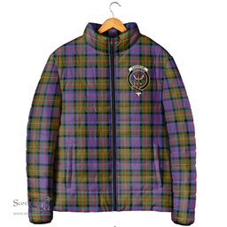 Scottish Carnegie Ancient Clan Crest Tartan Padded Jacket with Family Crest - Tartan Plaid Jacket ScotsTee Shop - Tartan Plaid - scotstee.com