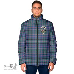 Scottish Cooper Clan Crest Tartan Padded Jacket with Family Crest - Tartan Plaid Jacket ScotsTee Shop - Tartan Plaid - scotstee.com
