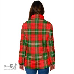 Scottish Gartshore Clan Crest Tartan Padded Jacket with Family Crest - Tartan Plaid Jacket ScotsTee Shop - Tartan Plaid - scotstee.com