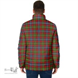 Scottish Forrester or Foster Clan Crest Tartan Padded Jacket with Family Crest - Tartan Plaid Jacket ScotsTee Shop - Tartan Plaid - scotstee.com