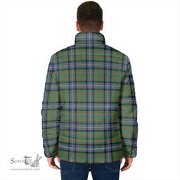 Scottish Cochrane Ancient Clan Crest Tartan Padded Jacket with Family Crest - Tartan Plaid Jacket ScotsTee Shop - Tartan Plaid - scotstee.com