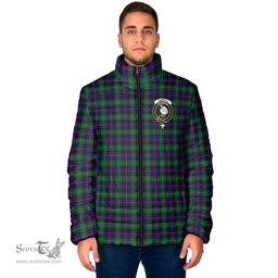 Scottish Campbell of Cawdor Modern Clan Crest Tartan Padded Jacket with Family Crest - Tartan Plaid Jacket ScotsTee Shop - Tartan Plaid - scotstee.com