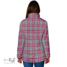 Scottish Crawford Ancient Clan Crest Tartan Padded Jacket with Family Crest - Tartan Plaid Jacket ScotsTee Shop - Tartan Plaid - scotstee.com