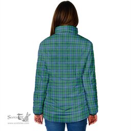 Scottish Douglas Ancient Clan Crest Tartan Padded Jacket with Family Crest - Tartan Plaid Jacket ScotsTee Shop - Tartan Plaid - scotstee.com