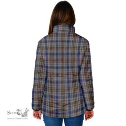 Scottish Gayre Hunting Clan Crest Tartan Padded Jacket with Family Crest - Tartan Plaid Jacket ScotsTee Shop - Tartan Plaid - scotstee.com
