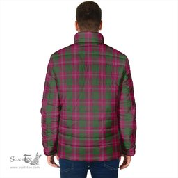 Scottish Crawford Clan Crest Tartan Padded Jacket with Family Crest - Tartan Plaid Jacket ScotsTee Shop - Tartan Plaid - scotstee.com
