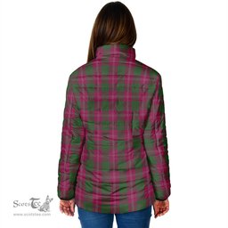 Scottish Crawford Clan Crest Tartan Padded Jacket with Family Crest - Tartan Plaid Jacket ScotsTee Shop - Tartan Plaid - scotstee.com
