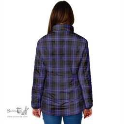 Scottish Dunlop Clan Crest Tartan Padded Jacket with Family Crest - Tartan Plaid Jacket ScotsTee Shop - Tartan Plaid - scotstee.com