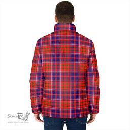 Scottish Cameron of Lochiel Modern Clan Crest Tartan Padded Jacket with Family Crest - Tartan Plaid Jacket ScotsTee Shop - Tartan Plaid - scotstee.com