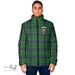 Scottish Duncan Clan Crest Tartan Padded Jacket with Family Crest - Tartan Plaid Jacket ScotsTee Shop - Tartan Plaid - scotstee.com