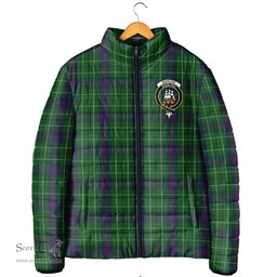 Scottish Duncan Clan Crest Tartan Padded Jacket with Family Crest - Tartan Plaid Jacket ScotsTee Shop - Tartan Plaid - scotstee.com