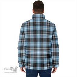 Scottish Clark (Lion) Ancient Clan Crest Tartan Padded Jacket with Family Crest - Tartan Plaid Jacket ScotsTee Shop - Tartan Plaid - scotstee.com