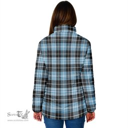 Scottish Clark (Lion) Ancient Clan Crest Tartan Padded Jacket with Family Crest - Tartan Plaid Jacket ScotsTee Shop - Tartan Plaid - scotstee.com