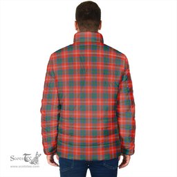 Scottish Chisholm Ancient Clan Crest Tartan Padded Jacket with Family Crest - Tartan Plaid Jacket ScotsTee Shop - Tartan Plaid - scotstee.com