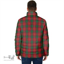 Scottish Chisholm Clan Crest Tartan Padded Jacket with Family Crest - Tartan Plaid Jacket ScotsTee Shop - Tartan Plaid - scotstee.com
