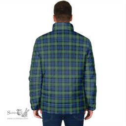 Scottish Forbes Ancient Clan Crest Tartan Padded Jacket with Family Crest - Tartan Plaid Jacket ScotsTee Shop - Tartan Plaid - scotstee.com