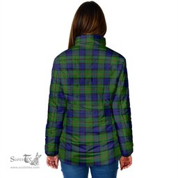Scottish Dundas Modern Clan Crest Tartan Padded Jacket with Family Crest - Tartan Plaid Jacket ScotsTee Shop - Tartan Plaid - scotstee.com