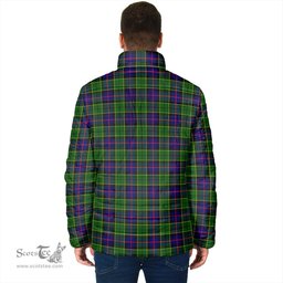Scottish Forsyth Modern Clan Crest Tartan Padded Jacket with Family Crest - Tartan Plaid Jacket ScotsTee Shop - Tartan Plaid - scotstee.com