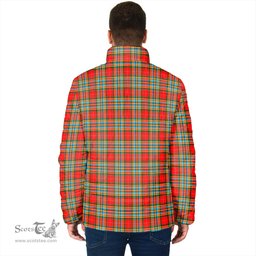 Scottish Chattan Clan Crest Tartan Padded Jacket with Family Crest - Tartan Plaid Jacket ScotsTee Shop - Tartan Plaid - scotstee.com