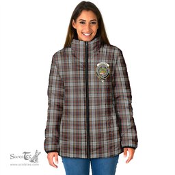 Scottish Douglas Ancient Dress Clan Crest Tartan Padded Jacket with Family Crest - Tartan Plaid Jacket ScotsTee Shop - Tartan Plaid - scotstee.com