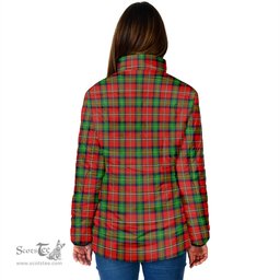 Scottish Fairlie Modern Clan Crest Tartan Padded Jacket with Family Crest - Tartan Plaid Jacket ScotsTee Shop - Tartan Plaid - scotstee.com
