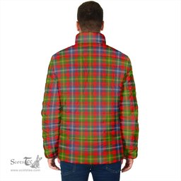 Scottish Forrester Clan Crest Tartan Padded Jacket with Family Crest - Tartan Plaid Jacket ScotsTee Shop - Tartan Plaid - scotstee.com