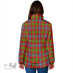 Scottish Forrester Clan Crest Tartan Padded Jacket with Family Crest - Tartan Plaid Jacket ScotsTee Shop - Tartan Plaid - scotstee.com