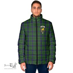 Scottish Campbell of Breadalbane Clan Crest Tartan Padded Jacket with Family Crest - Tartan Plaid Jacket ScotsTee Shop - Tartan Plaid - scotstee.com
