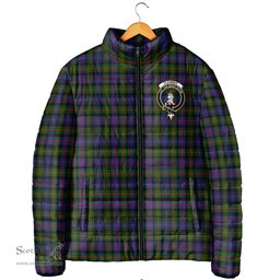 Scottish Fleming Clan Crest Tartan Padded Jacket with Family Crest - Tartan Plaid Jacket ScotsTee Shop - Tartan Plaid - scotstee.com