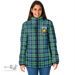 Scottish Campbell Ancient 01 Clan Crest Tartan Padded Jacket with Family Crest - Tartan Plaid Jacket ScotsTee Shop - Tartan Plaid - scotstee.com