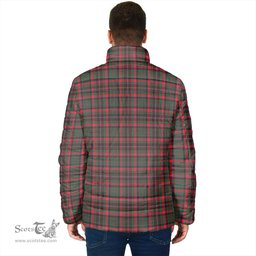 Scottish Cumming Hunting Modern Clan Crest Tartan Padded Jacket with Family Crest - Tartan Plaid Jacket ScotsTee Shop - Tartan Plaid - scotstee.com