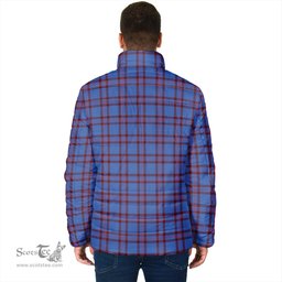 Scottish Elliot Modern Clan Crest Tartan Padded Jacket with Family Crest - Tartan Plaid Jacket ScotsTee Shop - Tartan Plaid - scotstee.com