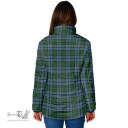 Scottish Forsyth Clan Crest Tartan Padded Jacket with Family Crest - Tartan Plaid Jacket ScotsTee Shop - Tartan Plaid - scotstee.com
