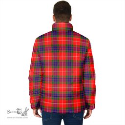 Scottish Fraser Modern Clan Crest Tartan Padded Jacket with Family Crest - Tartan Plaid Jacket ScotsTee Shop - Tartan Plaid - scotstee.com