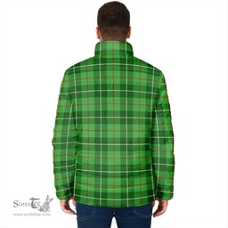 Scottish Clephan Clan Crest Tartan Padded Jacket with Family Crest - Tartan Plaid Jacket ScotsTee Shop - Tartan Plaid - scotstee.com